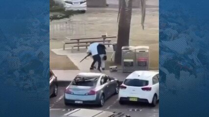 Mendy Eskinazi atuando como socorrista no atentado em Bondi