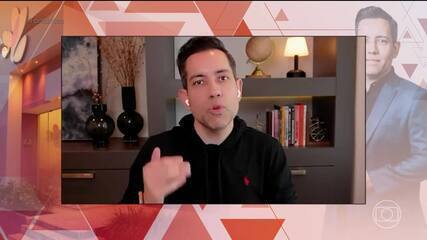 Vítima relatando prejuízos em entrevista ao Fantástico