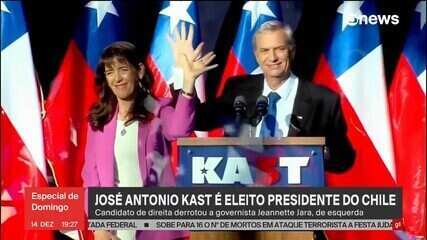 José Antonio Kast durante campanha eleitoral no Chile