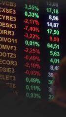 Gráfico do Ibovespa em alta histórica