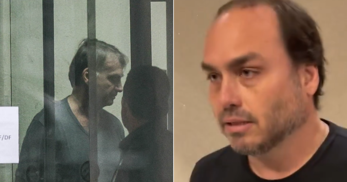 Bolsonaro Está 'Devastado Psicologicamente', Afirma Carlos Após Visita ao Pai Preso por Violar Tornozeleira