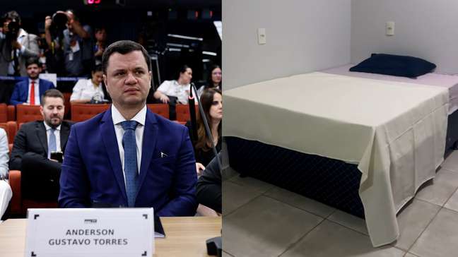 Estrutura interna da Sala de Estado Maior na Papudinha