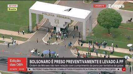 Nota da defesa de Bolsonaro criticando a prisão preventiva
