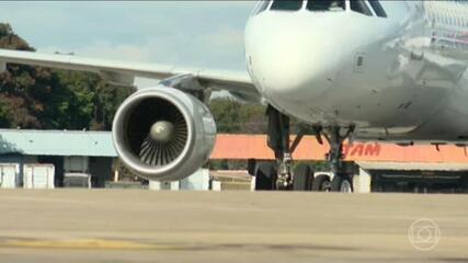 Vista aérea do Aeroporto Internacional do Galeão
