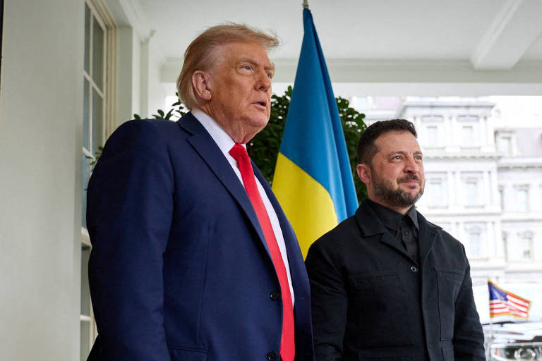 Mapa ilustrando as zonas de segurança no acordo de paz Ucrânia-Rússia