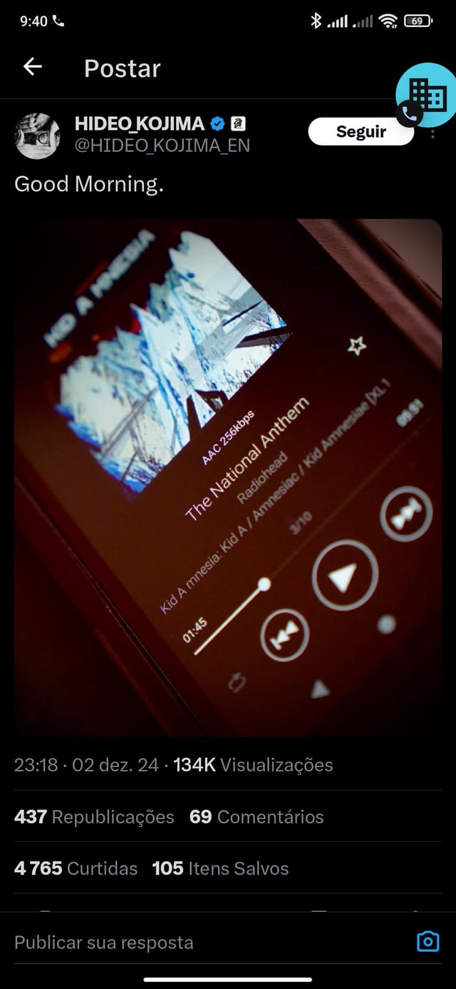 Imagem icônica de Super Mario Bros., o jogo favorito de Hideo Kojima.