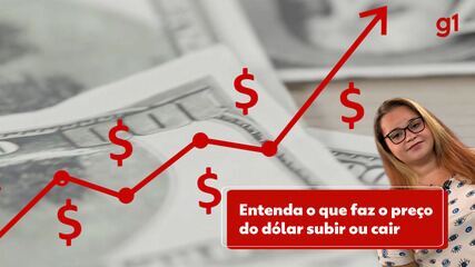 Movimentação do dólar em queda no mercado brasileiro