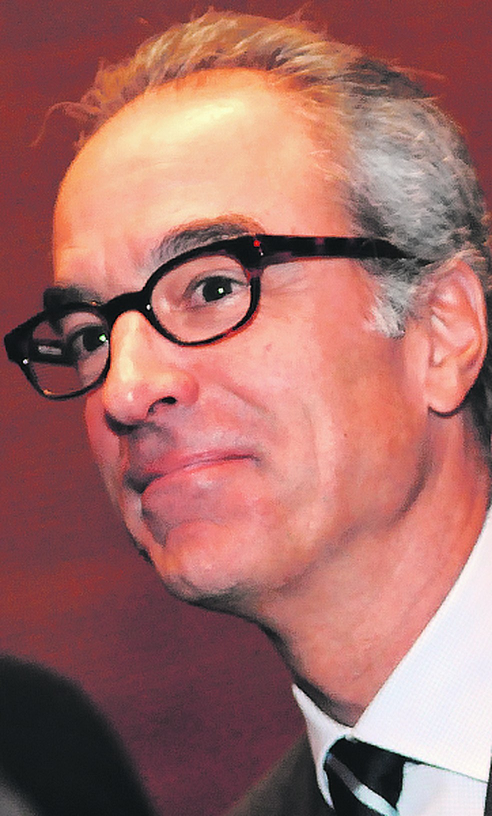 William Bonner homenageando João Roberto Marinho no evento