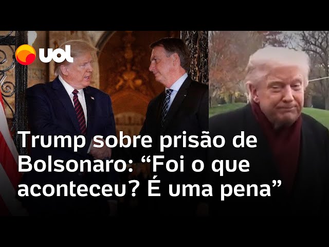 Trump em coletiva de imprensa sobre assuntos internacionais