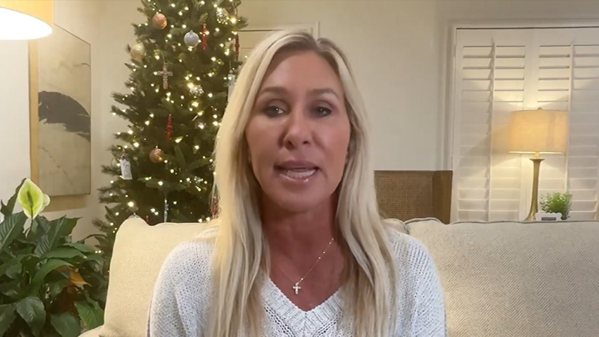 Foto de Marjorie Taylor Greene em outubro de 2024