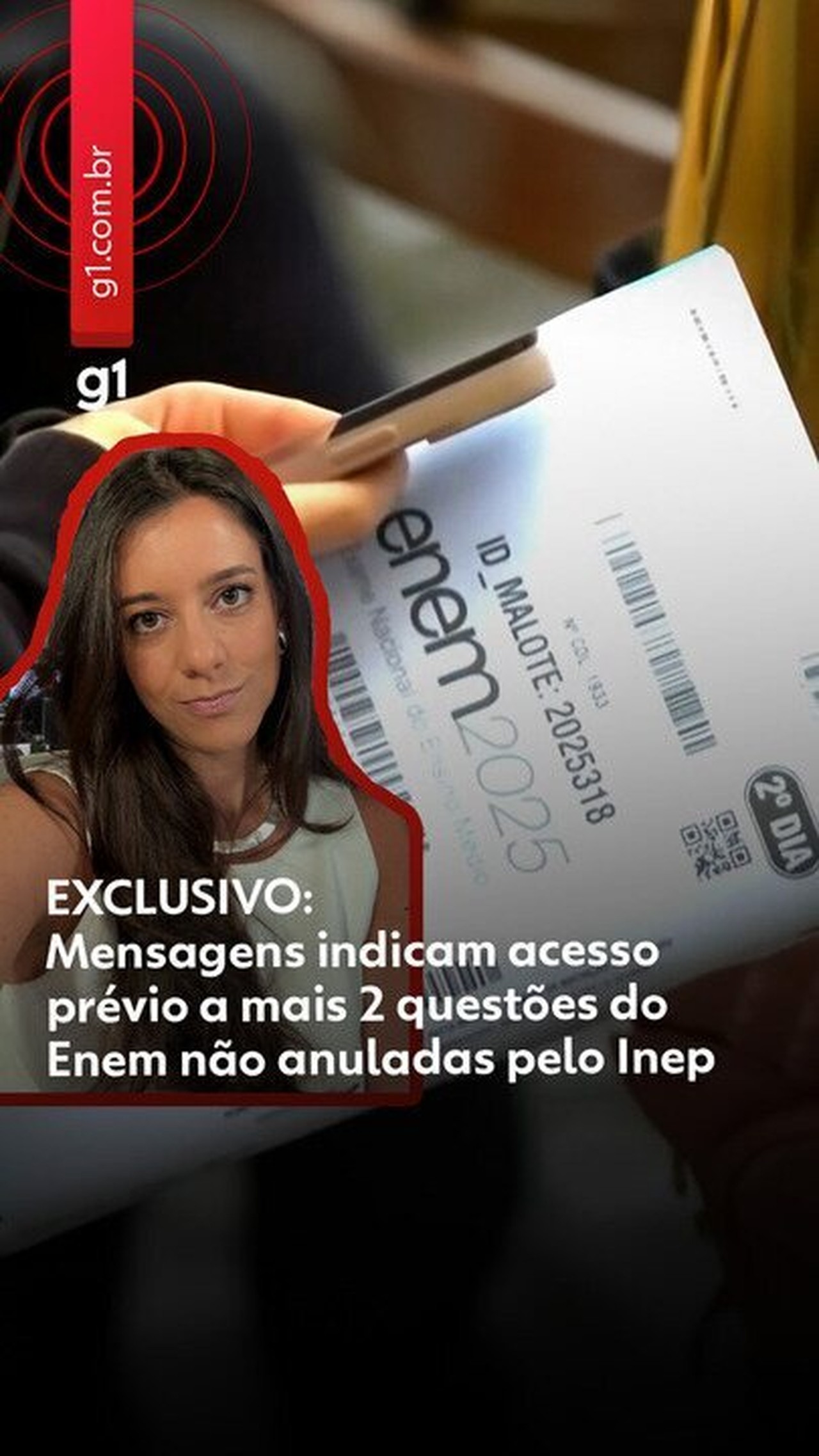 Mensagens de Edcley Revelam Acesso Prévio a Duas Questões do Enem Não Anuladas pelo Inep