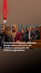 Hugo Motta pronunciando-se sobre o desrespeito à Câmara durante a sessão