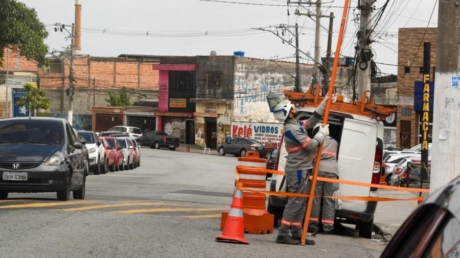 Imóveis sem energia na Grande São Paulo após o vendaval