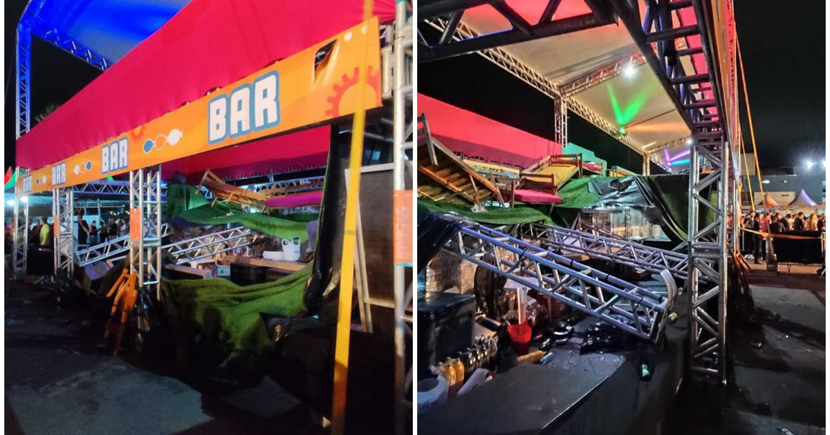 Acidente em Camarote Marca o Início do Festival Réveillon Itajaí e Interrompe Apresentação Artística