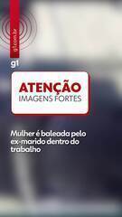 Vídeo de segurança mostrando o momento do ataque na pastelaria