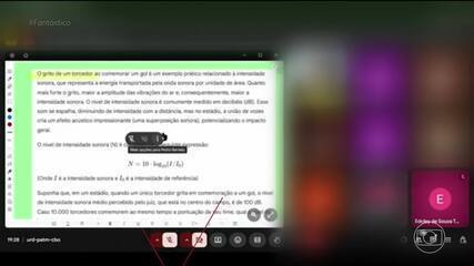 Trechos da live de Edcley Teixeira comparados com questões do Enem