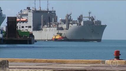 Imagem ilustrativa da tensão entre Trump e Maduro no contexto esportivo